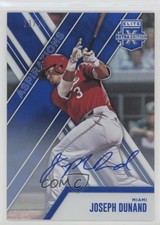 2017 Panini Elite Extra Edition Aspirations Blue 23/50 Joseph Dunand Auto 8k4
