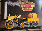 HORNBY 35 INCH GAUGE LIVE STEAM ROCKET LOCO COACH AND EXTRA TRACK ALL BOXED