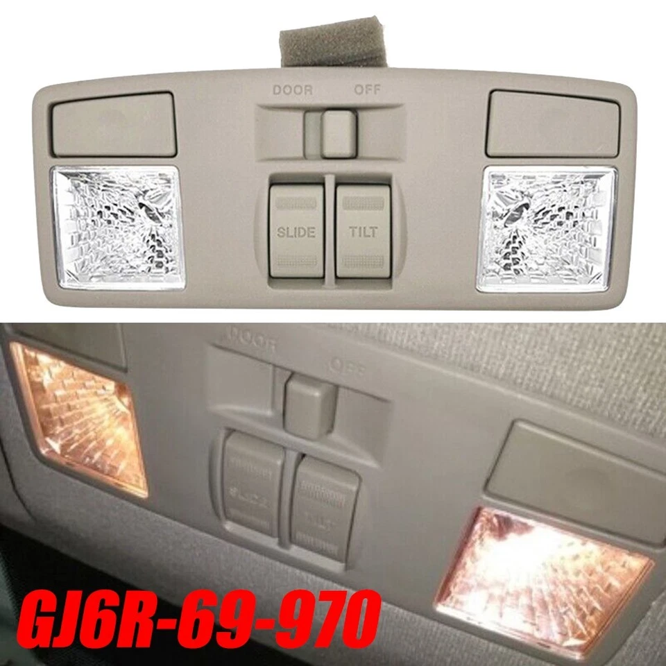 Car Sunroof Reading light Compatible with For Mazda 6 GG and For Mazda 3 BK - Image 3 of 4