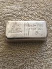 Barstow Victorville BV Hi-Desert Vintage Hand Poured 5oz .999 Silver Bar