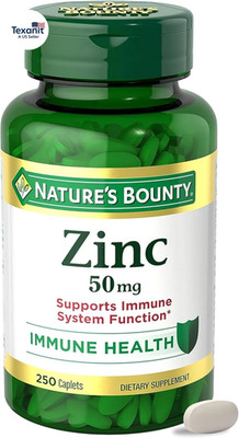 Nature S Bounty Zinc 50Mg, Immune Support & Antioxidant Supplement, Promotes Ski