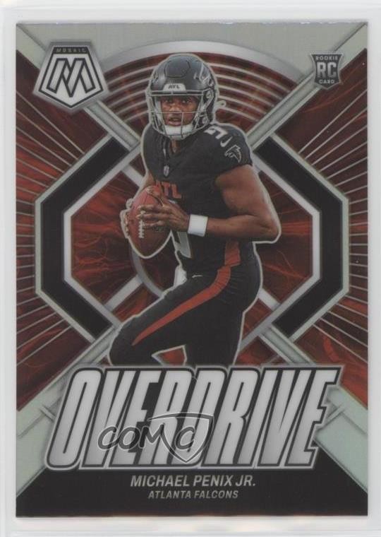 2024 Panini Mosaic Overdrive Silver Prizm Michael Penix Jr #4 Rookie RC