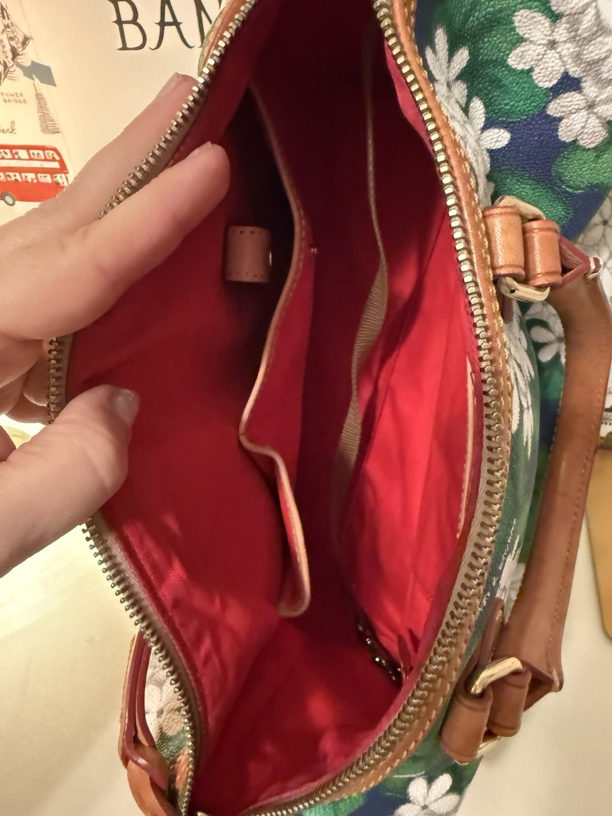 Dooney Bourke Hydrangea Monogram Shopper Women's … - image 5