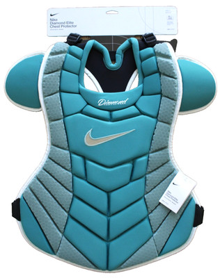 Nike Diamond Elite Baseball Chest Protector Catchers Adult 17'' Mineral Teal