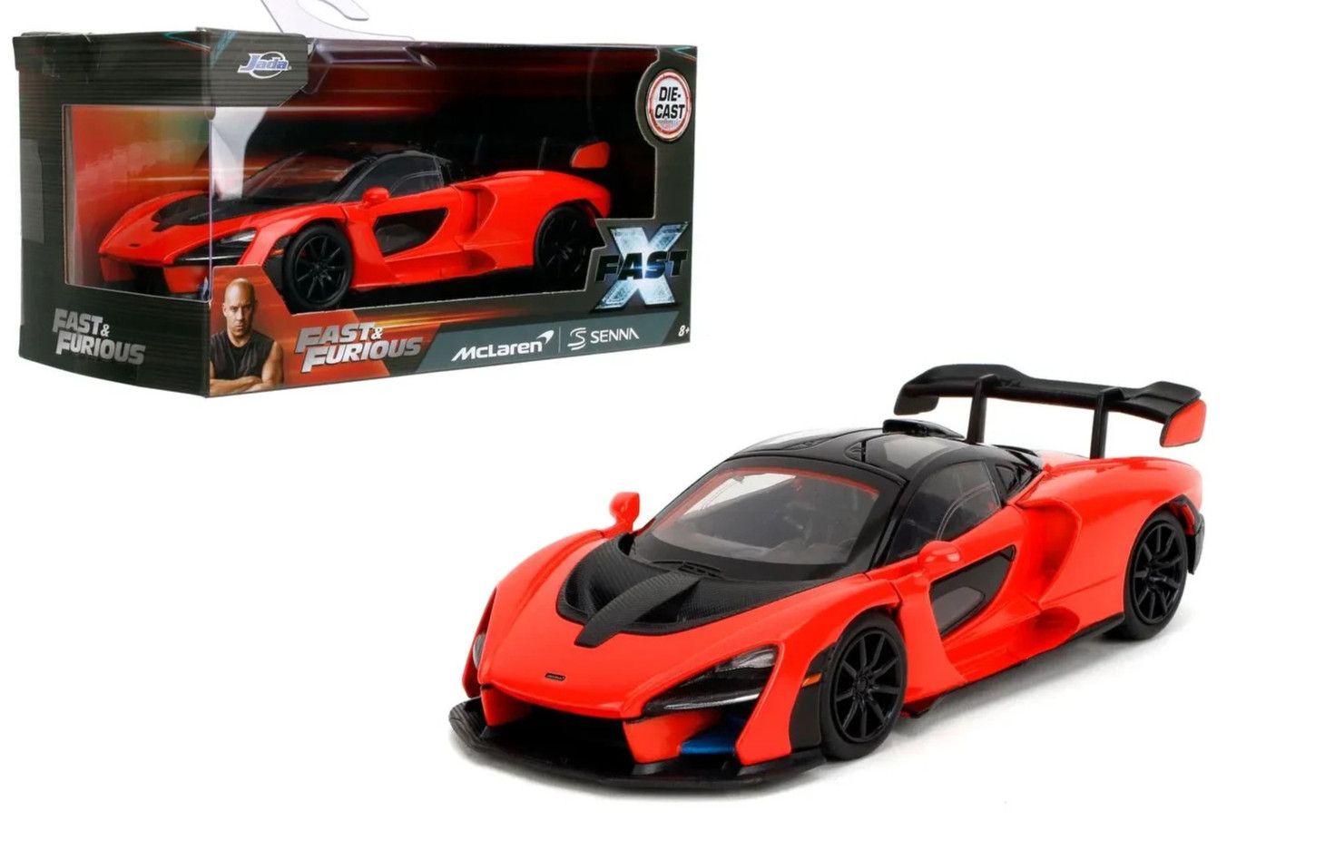Fast & Furious X McLaren Senna 1/32 JADA 35614 confezione originale nuova