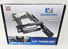 KINGWIN 3.5  Internal Tray lessHot Swap Rack KF-1000-BK