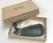 PRARE/Prairie Cowhide Shoehorn Keychain Green
