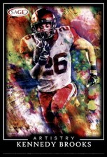 2022 SAGE Artistry Kennedy Brooks 67 Atlanta Falcons