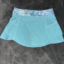 Athleta GIRL Skirt Skort Blue Teal Size XL/14 Tennis School