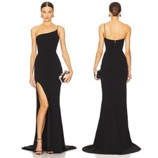 Nookie Jasmine One Shoulder Gown Maxi Sexy Formal Gala Classy Party Guest M