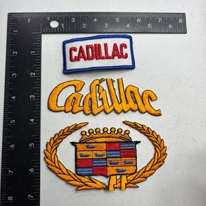3 Patches Bundle (1 Is c 1980s & 2 Are c 2010s) CADILLAC Car Auto 3 Patches 67WW