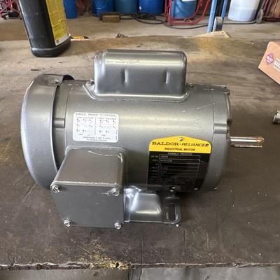 Baldor Reliance L3504M 0.5HP 115/230V 1PH TEFC 1725RPM 56C Keyed
