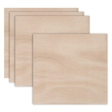 4PCS Mahogany Plywood Sheets,16 x 16 x 1/8 Inch for Crafts,Painting