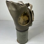 Antique WW2 military gas mask US Goverment Issued  med adult
