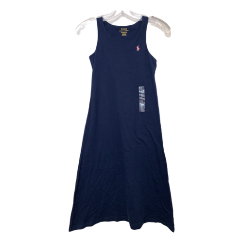 Polo Ralph Lauren NAVY Girl's S/S Tank Short Gown, US Small (7) - Picture 1 of 1