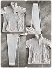 Patagonia Re-Tool Snap-T Pullover Size XS White Fleece