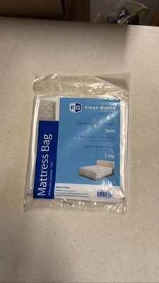 Kleer-Guard Twin Mattress Bag 39x10x87'' 1.5 Mil Moving Storage Cover R33