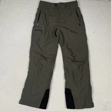 Marmot Membrain Ski Snowboard Pants Mens M (33x31) Waterproof Zip Pockets Green