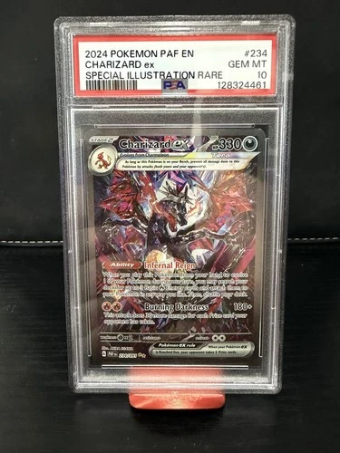 PSA 10 Charizard ex SV: Paldean Fates 234/091 Special Illustration Rare Holo