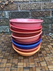 Vtg Fiestaware Soup Cereal Bowls Fiesta Rainbow Homer Laughlin 7” Set of 8