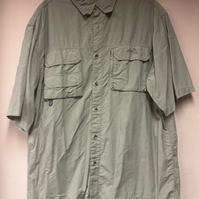 Men's Khaki Button Down Shirt