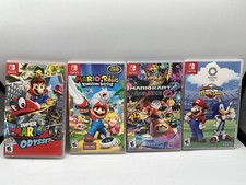 Lot of Mario OEM Nintendo Switch Cases Only NO Games