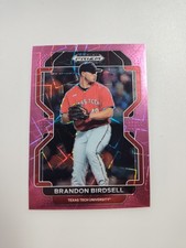 2022 Panini Prizm Draft Picks Brandon Birdsell #PDP143 Neon Pink Velocity Prizm