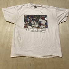 Library of Congress T-shirt I Cannot Live Without Books Tee 