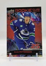 2025-26 Upper Deck Series 2 Elias Pettersson #RC-16 Red Rookie Class Vancouver
