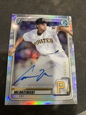 Carmen Mlodzinski 2020  Bowman Chrome Draft refractor auto/499 (please Read)