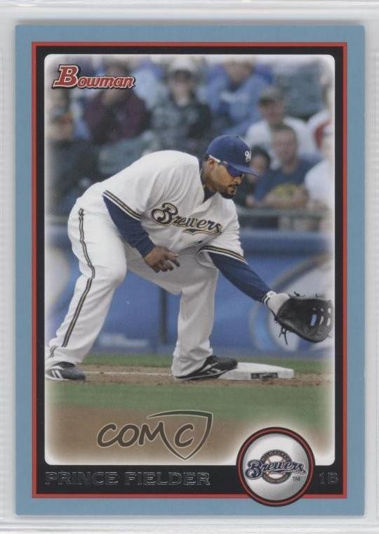 2010 Bowman Blue 331/520 Prince Fielder #50 2u3