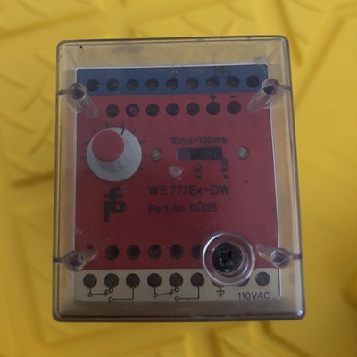 Pepperl+Fuchs WE 77/Ex-DW Time Delay Relay 110VAC 8-Pin DPDT Adj 10-100ms
