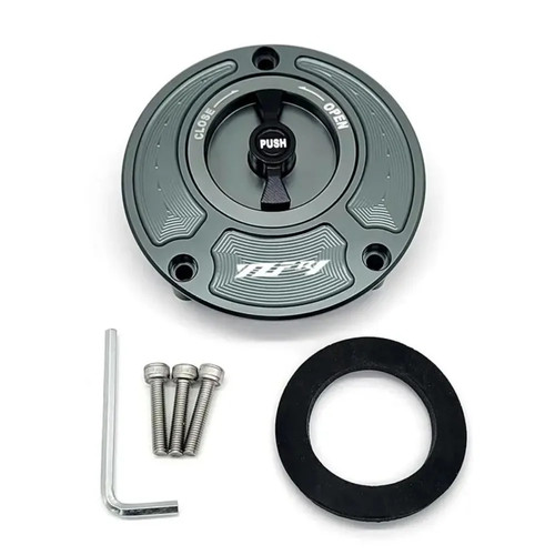 Motorcycle Gas Fuel Tank Cap Cover Aluminum For Yamaha YZFR1 YZF-R1 1998-2026 - Picture 13 of 14
