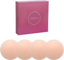 Nippleless Covers, Pasties, Silicone Reusable Breast Pasties Adhesive Bra 2
