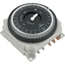 Timer, Grasslin, SPDT, Panel Mount, 24v, 20A,...