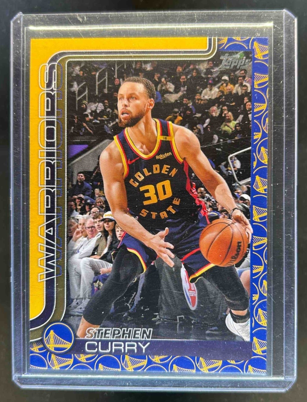 2025-26 Topps Stephen Curry Team Color Border Variation #135 Warriors