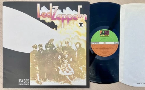 Led Zeppelin II UK vinyl press 1973 stunning NO Warner logo Baldwin credit A1 B1