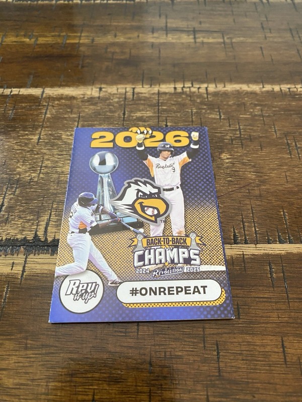 York Revolution 2026 Atlantic League Pocket Schedule