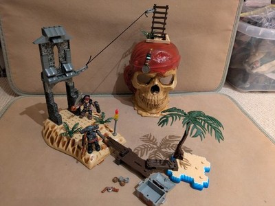 MEGA BLOKS PIRATES OF CARIBBEAN DEAD MANS CHEST ISLA CRUCES KOMPLETT