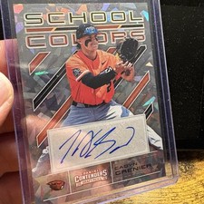 2018 Panini Contenders School Colors Signatures Cadyn Grenier #8 Cracked Ice /23