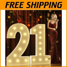 Marquee Numbers 4 Feet Tall Large Light Up Numbers