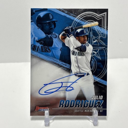 2021 Bowman's Best Julio Rodriguez Auto Autograph #B21-JR Mariners