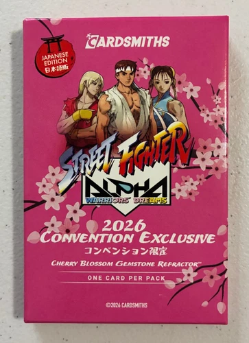 2026 Cardsmiths Street Fighter Japanese Edition Cherry Blossom Sealed Box