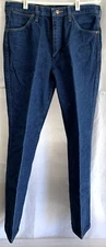 Wrangler 945NAV Mens Blue Denim Jeans Size 34x30