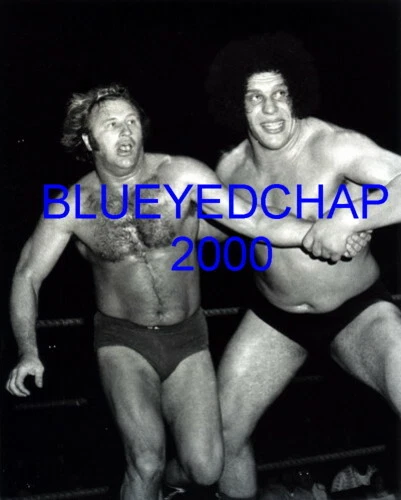 NICK BOCKWINKEL VS ANDRE THE GIANT WRESTLER 8 X 10 WRESTLING PHOTO NWA AWA - Image 1 of 1