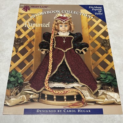 Shady Lane Crochet Pattern Leaflet Storybook Collection Rapunzel for 18'' Dolls