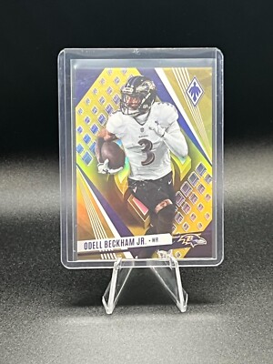 2023 Panini Phoenix Gold #60 Odell Beckham Jr. Ravens 9/50 (BB)
