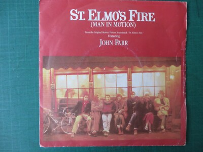 John Parr    St. Elmo's Fire (Man In Motion) 7'' single 1985 UK