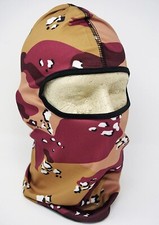 Brown Desert Camo Nylon Balaclava Ninja Swat Face Mask Liner Real Hunter Biker