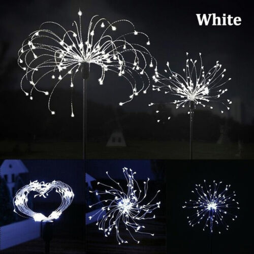 150LED Solar Firework Lights Waterproof Path Lawn Garden Christmas Decor Lamp US - Picture 19 of 47
